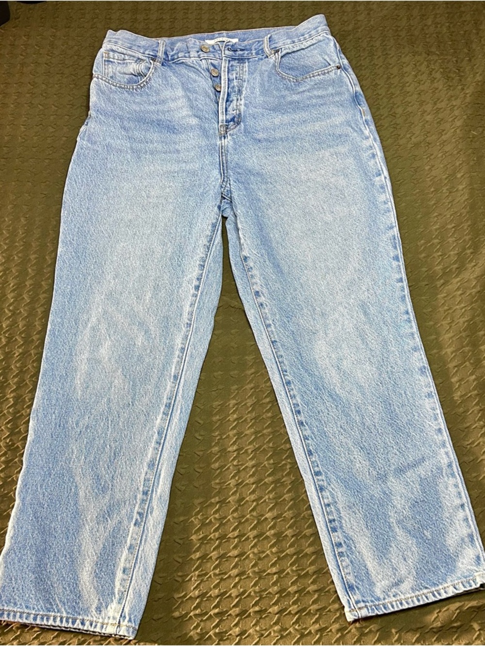 PacSun Light Blue Straight Leg Jeans - High Rise